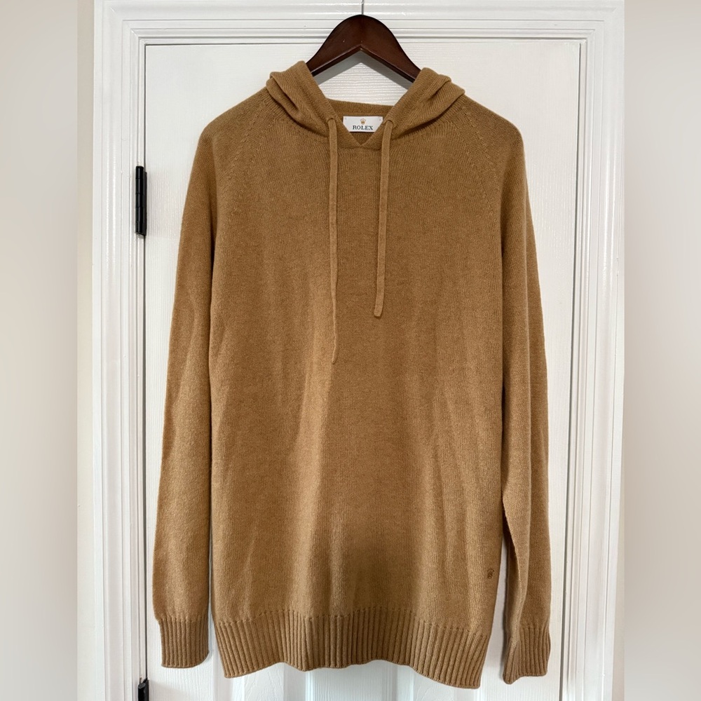 Authentic Rolex 100% Cashmere Sweater Hoodie | Mens Size XL - rare!
